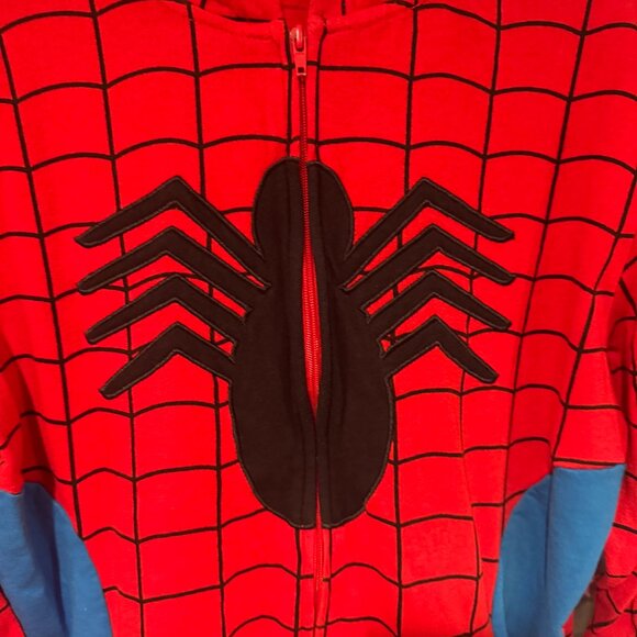 Vintage Y2K 2011 Marvel Spider-Man Mad Engine Costume Hoodie (XL) Venom iron man - Picture 4 of 10
